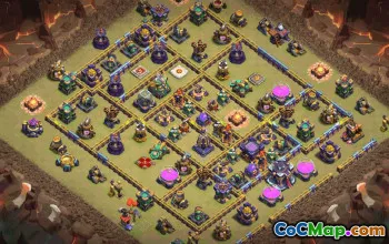 CoC Town Hall 15 Base Layouts & Maps | Trophy, War, Home Village #32213