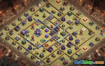 CoC Town Hall 15 Base Layouts & Maps | Trophy, War & Home Village #32345
