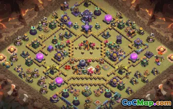 CoC Town Hall 15 Base Layouts & Maps | Trophy, War, Home Village #32355
