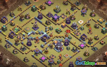 CoC Town Hall 15 Base Layouts & Maps | Trophy, War, Home Village #32582
