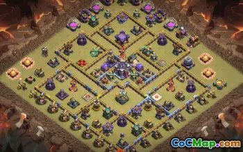 CoC Town Hall 15 Base Layouts & Maps | Trophy, War & Home Village #32589