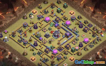CoC Town Hall 15 Base Layouts & Maps | Trophy, War & Home Village #32767