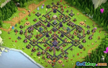 CoC Town Hall 15 Base Layouts & Maps | Trophy, War & Home Village #32959