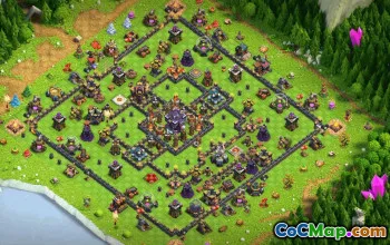 CoC Town Hall 15 Base Layouts & Maps | Trophy, War, Home Village #33082