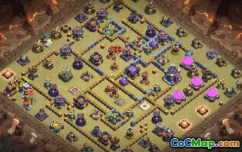 CoC Town Hall 15 Base Layouts & Maps | Trophy, War & Home Village #33190