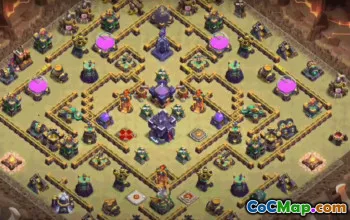 CoC Town Hall 15 Base Layouts & Maps | Trophy, War & Home Village #33872