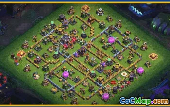 CoC Town Hall 15 Base Layouts & Maps | War, Defense & Trophy Bases #29828