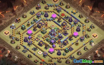 CoC Town Hall 15 Base Layouts & Maps | War, Farm, Trophy, Hybrid #32856