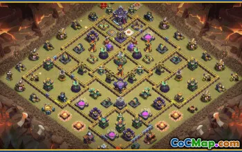 CoC Town Hall 15 Base Layouts & Maps | War, Farming, Home Village #28629