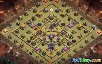 CoC Town Hall 15 Base Layouts & Maps | War, Farming, Trophy #27433