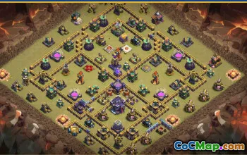 CoC Town Hall 15 Base Layouts & Maps | War, Farming, Trophy #27897