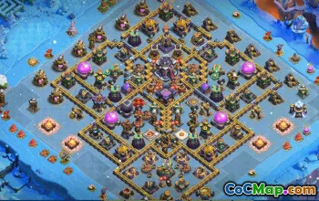 CoC Town Hall 15 Base Layouts & Maps | War, Farming, Trophy #30672