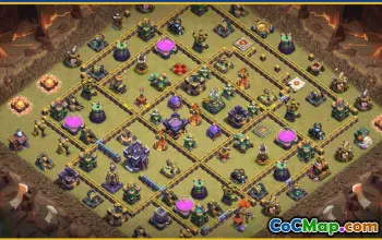 CoC Town Hall 15 Base Layouts & Maps | War, Farming & Trophy Bases #28127
