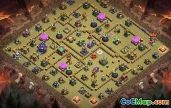 CoC Town Hall 15 Base Layouts & Maps | War & Home Village #27212