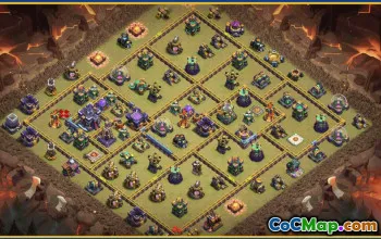 CoC Town Hall 15 Base Layouts & Maps | War & Home Village #28719