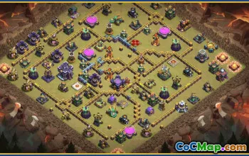 CoC Town Hall 15 Base Layouts & Maps | War & Home Village #29107