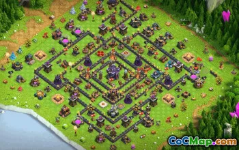CoC Town Hall 15 Base Layouts & Maps | War & Trophy Bases #32514