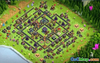 CoC Town Hall 15 Base Layouts & Maps | War & Trophy Bases #33074