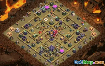 CoC Town Hall 15 Base Layouts & Maps | War & Trophy Defense #30118
