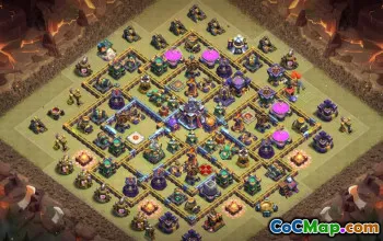 CoC Town Hall 15 Base Layouts & Maps | War & Trophy Defense #31933