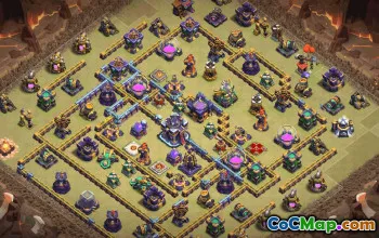 CoC Town Hall 15 Base Layouts & Maps | War, Trophy & Defense #32421