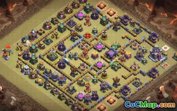 CoC Town Hall 15 Base Layouts & Maps | War & Trophy Defense #32425