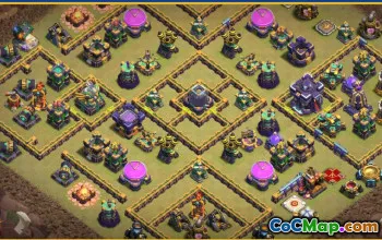 CoC Town Hall 15 Base Layouts & Maps | War, Trophy, Farming #27798