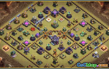 CoC Town Hall 15 Base Layouts & Maps | War, Trophy, Farming #29064