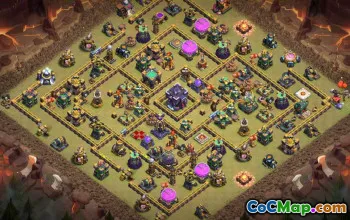CoC Town Hall 15 Base Layouts & Maps | War, Trophy & Home Village #27225