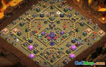 CoC Town Hall 15 Base Layouts & Maps | War, Trophy, Home Village #27362