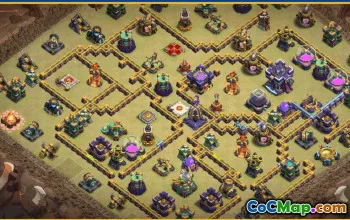 CoC Town Hall 15 Base Layouts & Maps | War, Trophy & Home Village #28524