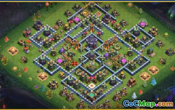 CoC Town Hall 15 Base Layouts & Maps | War, Trophy & Home Village #28733