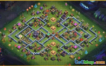CoC Town Hall 15 Base Layouts & Maps | War, Trophy, Home Village #28800