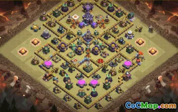 CoC Town Hall 15 Base Layouts & Maps | War, Trophy, Home Village #28930