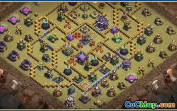 CoC Town Hall 15 Base Layouts & Maps | War, Trophy, Home Village #29068