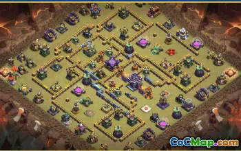 CoC Town Hall 15 Base Layouts & Maps | War, Trophy, Home Village #29311