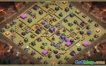 CoC Town Hall 15 Base Layouts & Maps | War, Trophy, Home Village #30025
