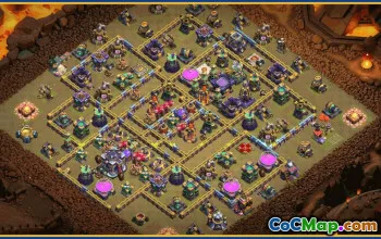 CoC Town Hall 15 Base Layouts & Maps | War, Trophy & Home Village #30174