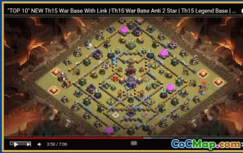 CoC Town Hall 15 Base Layouts & Maps | War, Trophy, Home Village #30434