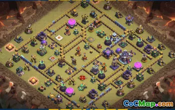 CoC Town Hall 15 Base Layouts & Maps | War, Trophy, Home Village #30601