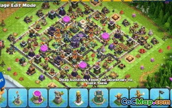 CoC Town Hall 15 Base Layouts & Maps | War, Trophy, Home Village #30768