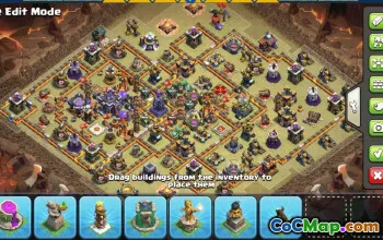 CoC Town Hall 15 Base Layouts & Maps | War, Trophy, Home Village #30856