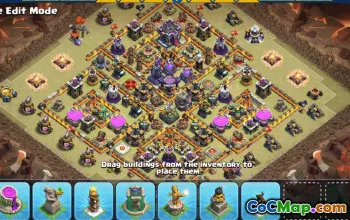 CoC Town Hall 15 Base Layouts & Maps | War, Trophy, Home Village #30906