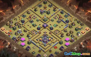 CoC Town Hall 15 Base Layouts & Maps | War, Trophy, Home Village #30992