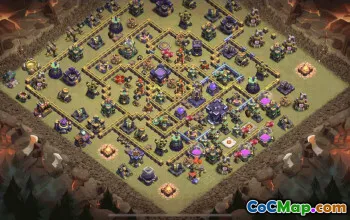 CoC Town Hall 15 Base Layouts & Maps | War, Trophy & Home Village #31203