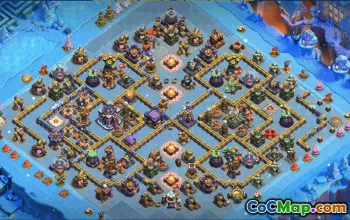 CoC Town Hall 15 Base Layouts & Maps | War, Trophy, Home Village #31333