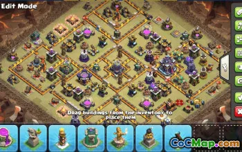 CoC Town Hall 15 Base Layouts & Maps | War, Trophy & Home Village #31362