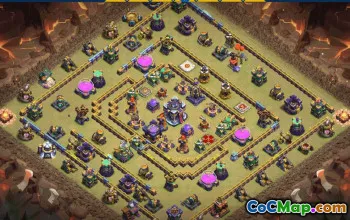 CoC Town Hall 15 Base Layouts & Maps | War, Trophy & Home Village #31712