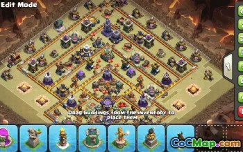 CoC Town Hall 15 Base Layouts & Maps | War, Trophy, Home Village #31774