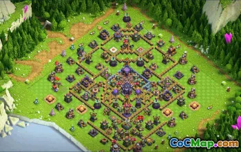 CoC Town Hall 15 Base Layouts & Maps | War, Trophy, Home Village #31804